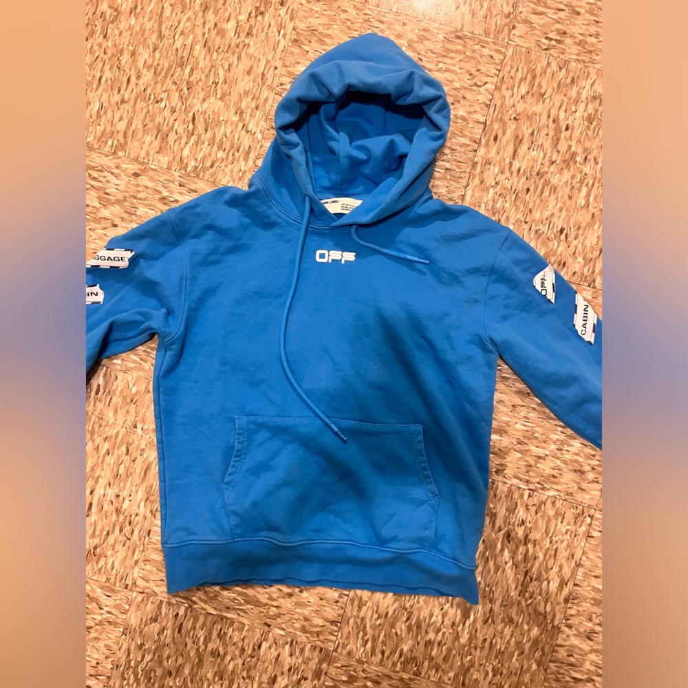 Off White Airport Tapped Hoodie